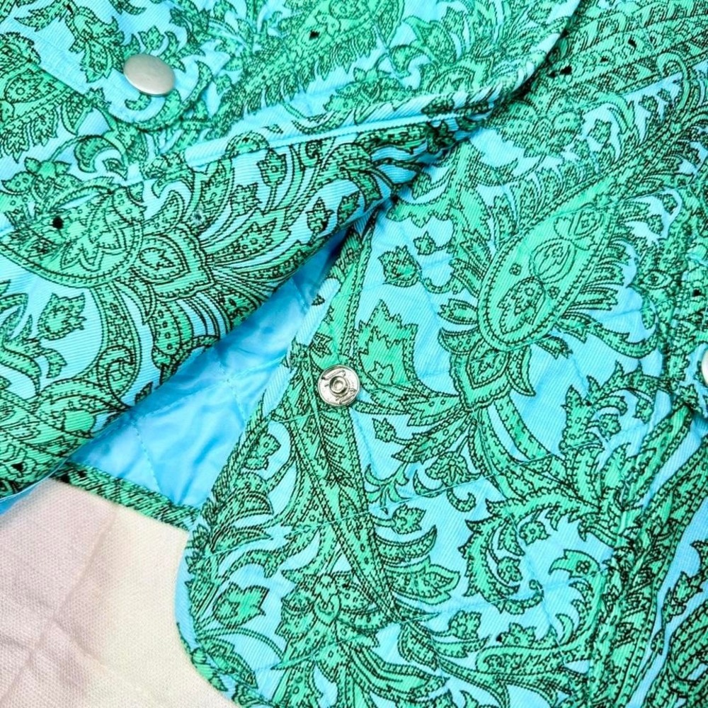 Charter Club Quilted Paisley Jacket – Size L (Fits True L) - Picture 3 of 7
